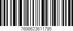 Código de barras (EAN, GTIN, SKU, ISBN): '7898623611795'