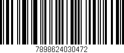 Código de barras (EAN, GTIN, SKU, ISBN): '7898624030472'