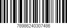 Código de barras (EAN, GTIN, SKU, ISBN): '78986240307486'