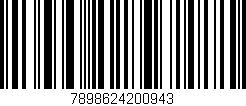 Código de barras (EAN, GTIN, SKU, ISBN): '7898624200943'