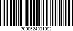 Código de barras (EAN, GTIN, SKU, ISBN): '7898624391092'