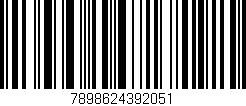 Código de barras (EAN, GTIN, SKU, ISBN): '7898624392051'