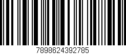 Código de barras (EAN, GTIN, SKU, ISBN): '7898624392785'