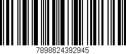 Código de barras (EAN, GTIN, SKU, ISBN): '7898624392945'