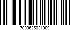 Código de barras (EAN, GTIN, SKU, ISBN): '7898625031089'