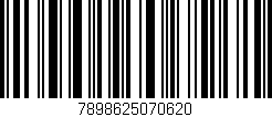 Código de barras (EAN, GTIN, SKU, ISBN): '7898625070620'