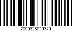 Código de barras (EAN, GTIN, SKU, ISBN): '7898625070743'
