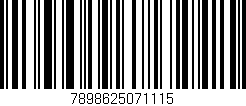 Código de barras (EAN, GTIN, SKU, ISBN): '7898625071115'