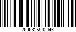 Código de barras (EAN, GTIN, SKU, ISBN): '7898625982046'