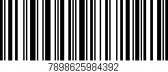 Código de barras (EAN, GTIN, SKU, ISBN): '7898625984392'