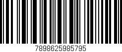 Código de barras (EAN, GTIN, SKU, ISBN): '7898625985795'