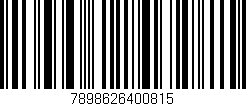 Código de barras (EAN, GTIN, SKU, ISBN): '7898626400815'