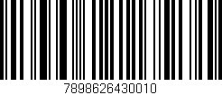 Código de barras (EAN, GTIN, SKU, ISBN): '7898626430010'