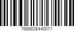Código de barras (EAN, GTIN, SKU, ISBN): '7898626440071'