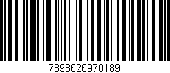 Código de barras (EAN, GTIN, SKU, ISBN): '7898626970189'