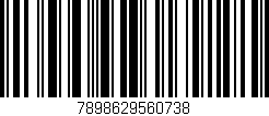 Código de barras (EAN, GTIN, SKU, ISBN): '7898629560738'