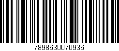 Código de barras (EAN, GTIN, SKU, ISBN): '7898630070936'