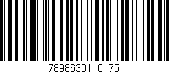 Código de barras (EAN, GTIN, SKU, ISBN): '7898630110175'