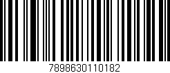 Código de barras (EAN, GTIN, SKU, ISBN): '7898630110182'
