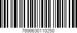 Código de barras (EAN, GTIN, SKU, ISBN): '7898630110250'