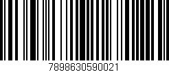 Código de barras (EAN, GTIN, SKU, ISBN): '7898630590021'