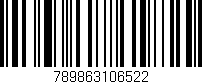 Código de barras (EAN, GTIN, SKU, ISBN): '789863106522'