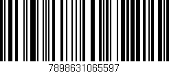 Código de barras (EAN, GTIN, SKU, ISBN): '7898631065597'