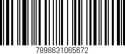 Código de barras (EAN, GTIN, SKU, ISBN): '7898631065672'