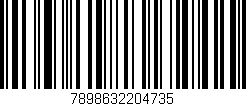 Código de barras (EAN, GTIN, SKU, ISBN): '7898632204735'