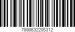 Código de barras (EAN, GTIN, SKU, ISBN): '7898632205312'