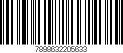 Código de barras (EAN, GTIN, SKU, ISBN): '7898632205633'