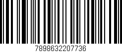 Código de barras (EAN, GTIN, SKU, ISBN): '7898632207736'