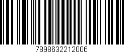 Código de barras (EAN, GTIN, SKU, ISBN): '7898632212006'