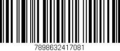 Código de barras (EAN, GTIN, SKU, ISBN): '7898632417081'