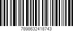 Código de barras (EAN, GTIN, SKU, ISBN): '7898632418743'