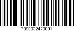 Código de barras (EAN, GTIN, SKU, ISBN): '7898632470031'