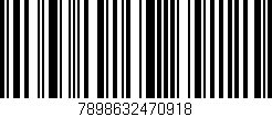 Código de barras (EAN, GTIN, SKU, ISBN): '7898632470918'
