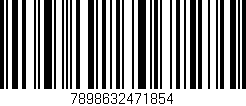 Código de barras (EAN, GTIN, SKU, ISBN): '7898632471854'