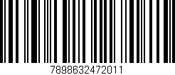 Código de barras (EAN, GTIN, SKU, ISBN): '7898632472011'