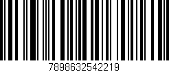 Código de barras (EAN, GTIN, SKU, ISBN): '7898632542219'