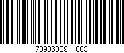 Código de barras (EAN, GTIN, SKU, ISBN): '7898633911083'