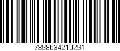 Código de barras (EAN, GTIN, SKU, ISBN): '7898634210291'