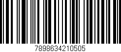 Código de barras (EAN, GTIN, SKU, ISBN): '7898634210505'