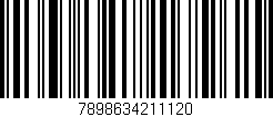 Código de barras (EAN, GTIN, SKU, ISBN): '7898634211120'