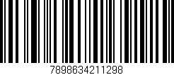 Código de barras (EAN, GTIN, SKU, ISBN): '7898634211298'