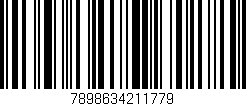 Código de barras (EAN, GTIN, SKU, ISBN): '7898634211779'