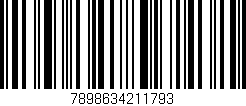 Código de barras (EAN, GTIN, SKU, ISBN): '7898634211793'