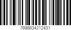Código de barras (EAN, GTIN, SKU, ISBN): '7898634212431'