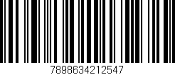 Código de barras (EAN, GTIN, SKU, ISBN): '7898634212547'