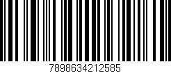 Código de barras (EAN, GTIN, SKU, ISBN): '7898634212585'